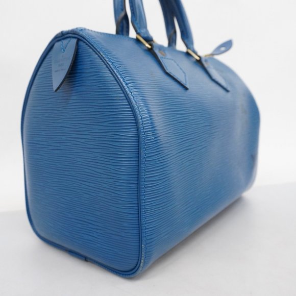 Louis Vuitton Epi Speedy 25 Handbag M43015 Toledo Blue for Women - Picture 2 of 16
